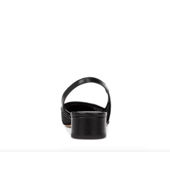 Veronica Beard Cecile Slingback Leather Mesh Shoes in Black 6 - Picture 4 of 5